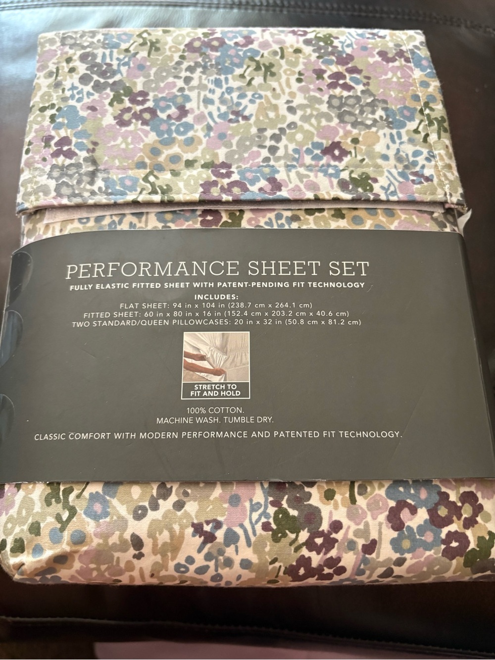 Target Performance Sheet Set in Lavender, Green, Blue, Cream